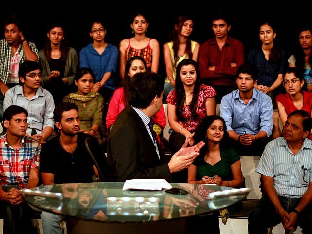 dla students ndtv big fight