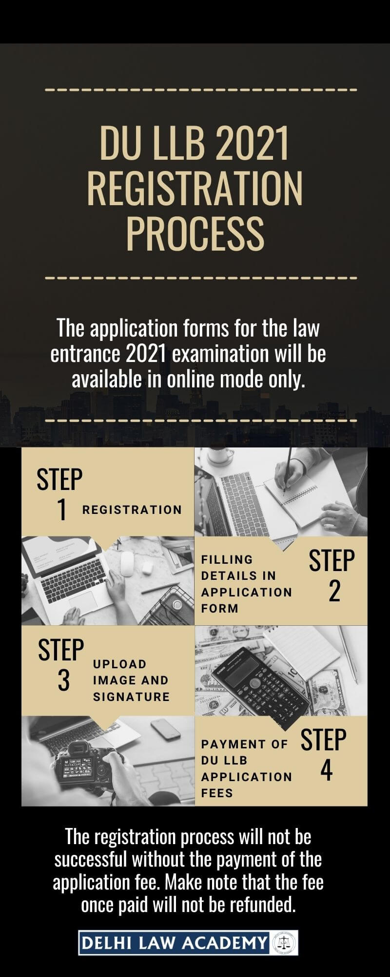 DU LLB 2021 Registration Process