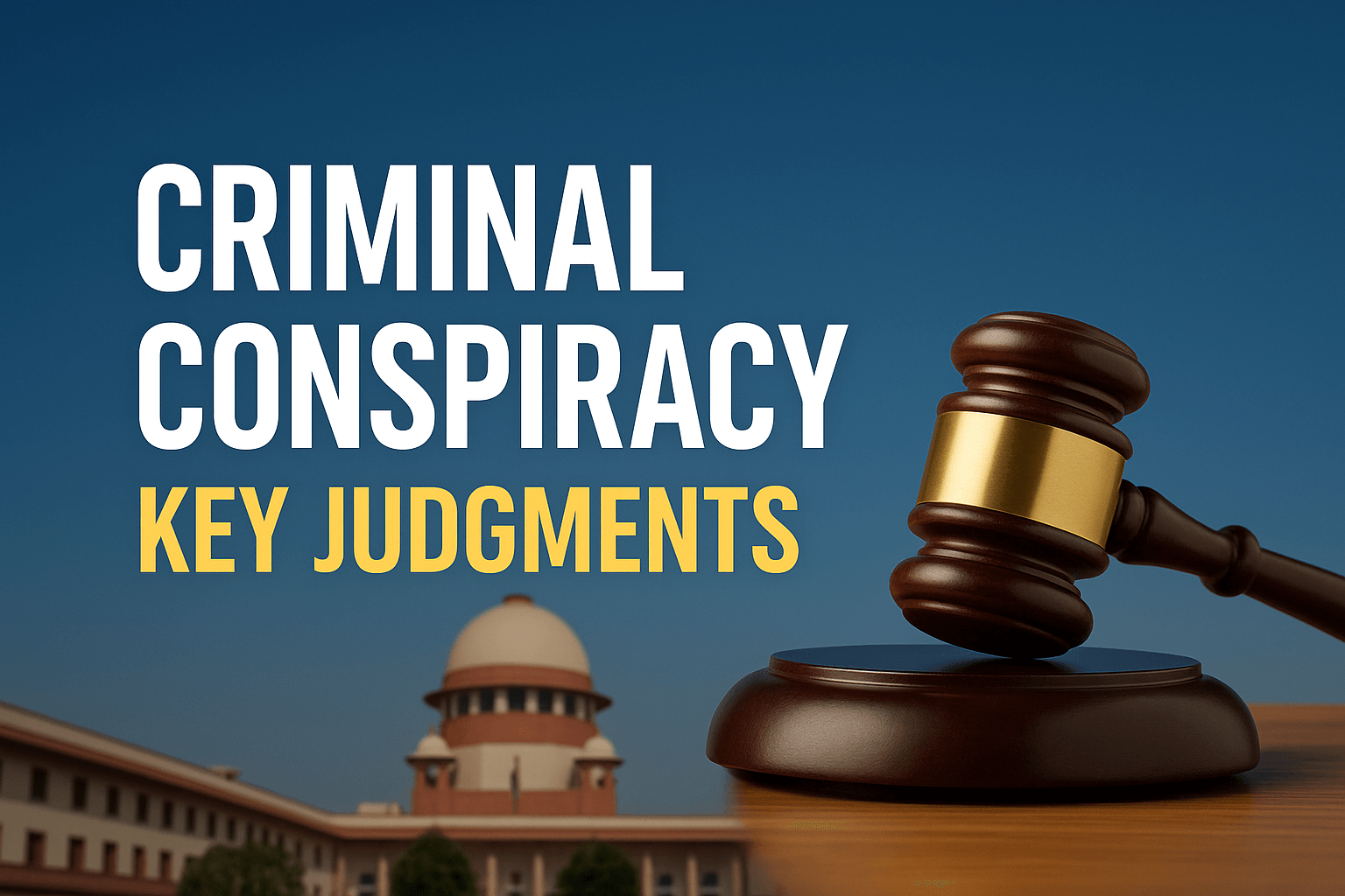 SC of India Criminal Conspiracy