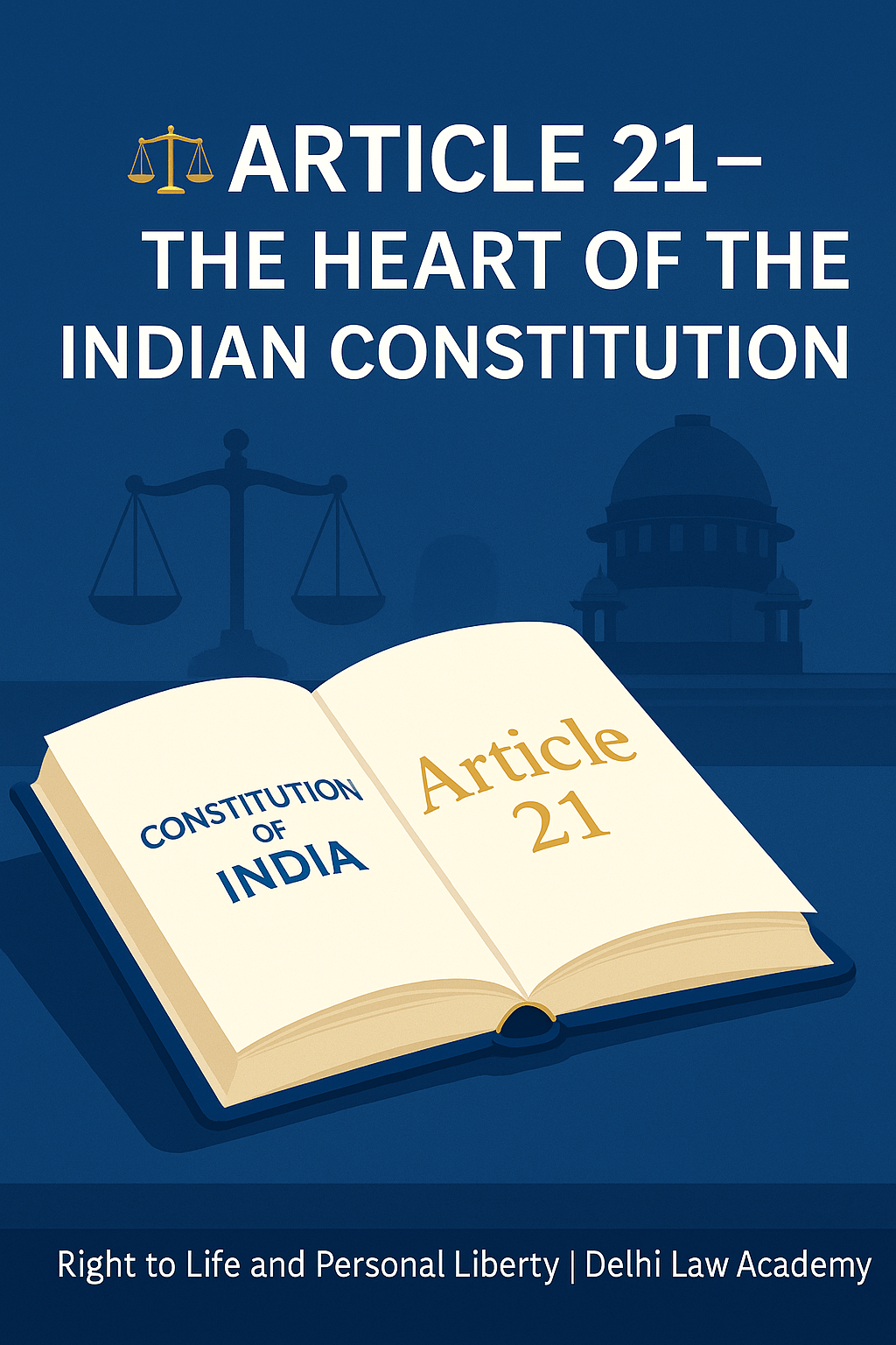 Illustration of article 21 of indian constitution