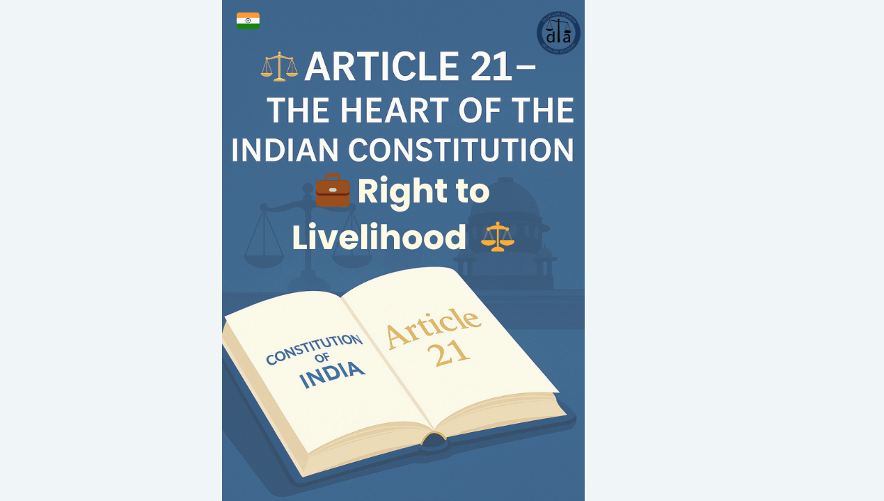 Illustration of article 21 of indian constitution