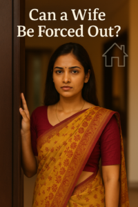 Illustration of law of can a woman be forced out of her home