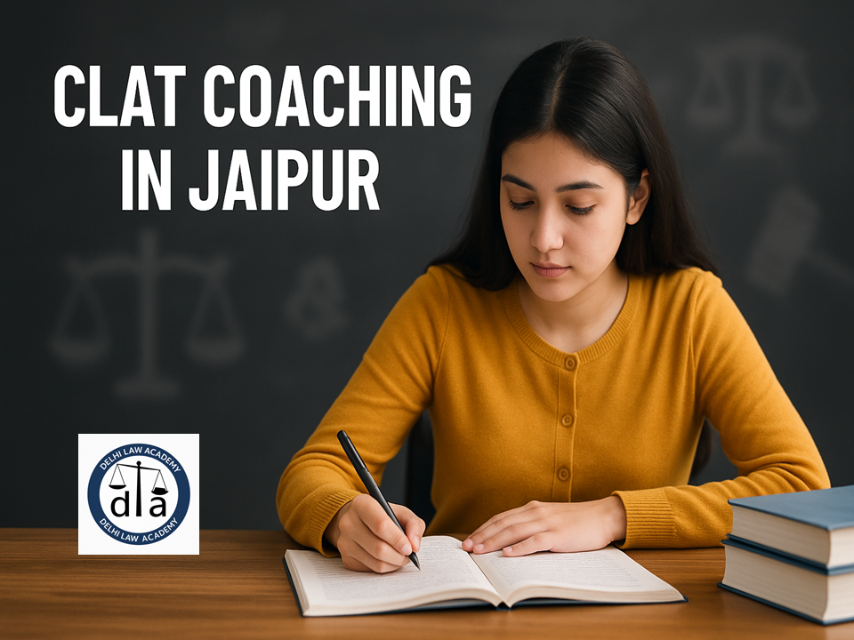 Law student studying for CLAT 2027 exam