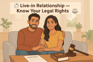 Illustration of legality of live in relationships in india