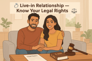 Illustration of legality of live in relationships in india