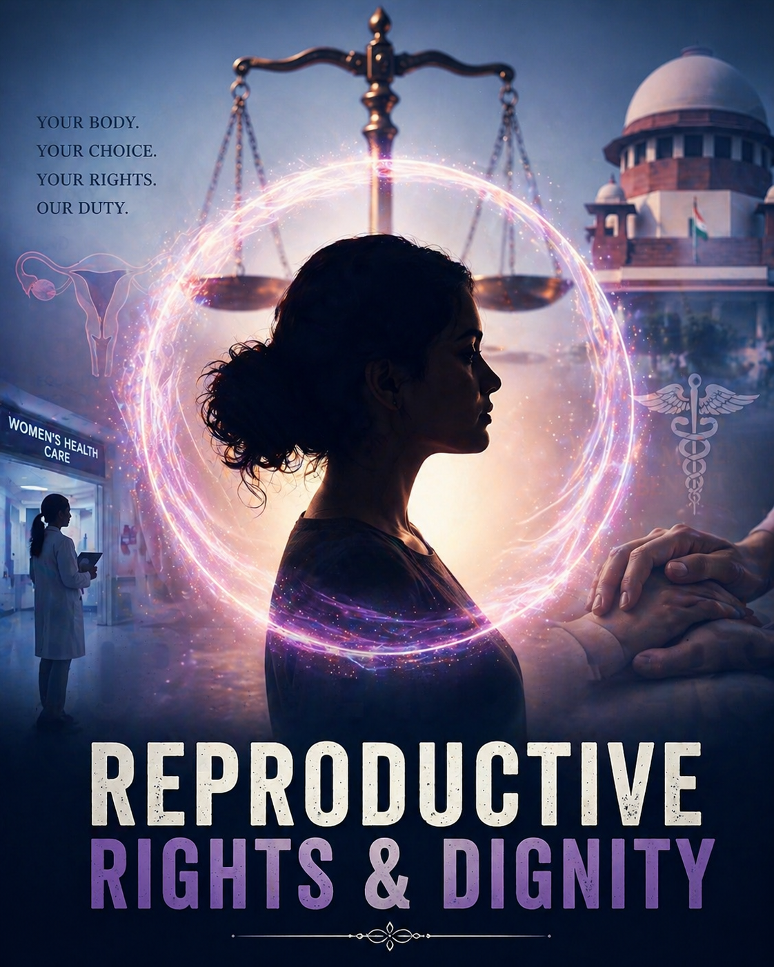 Illustration of abortion rights of rape victims