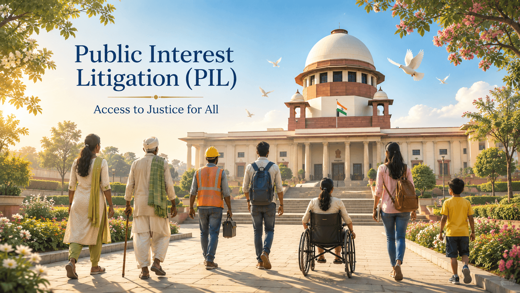 Illustration of PIL in india