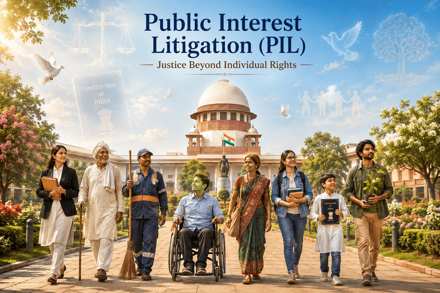 Illustration of PIL in India