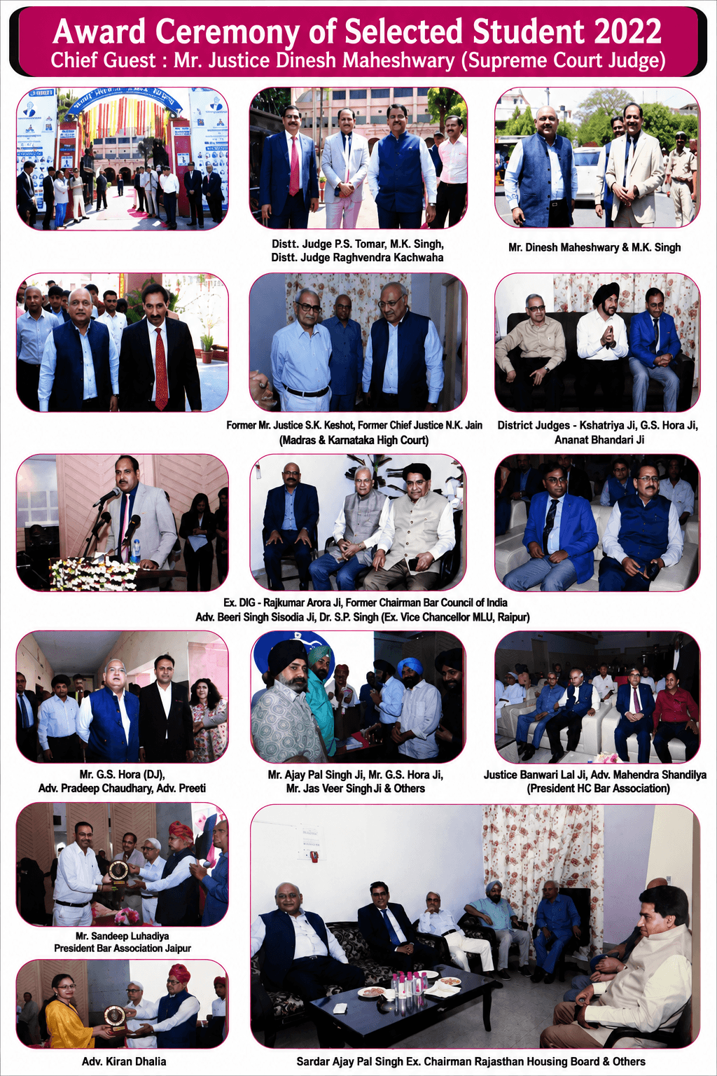 award ceremony 2022