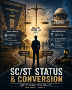 sc st status after conversion
