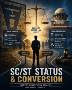 sc st status after conversion