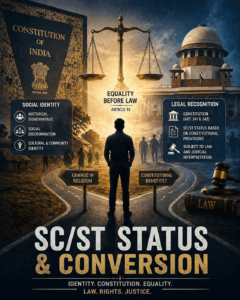 sc st status after conversion